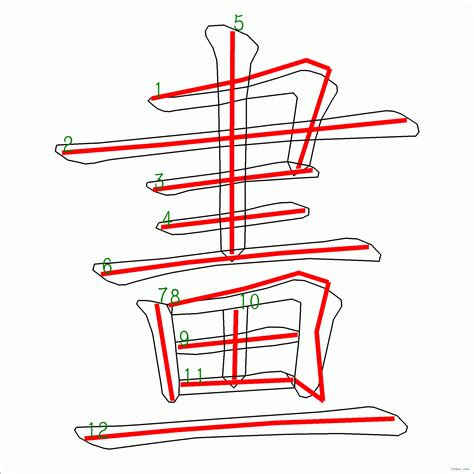 筆畫12的字|總畫數12畫的國字一覽